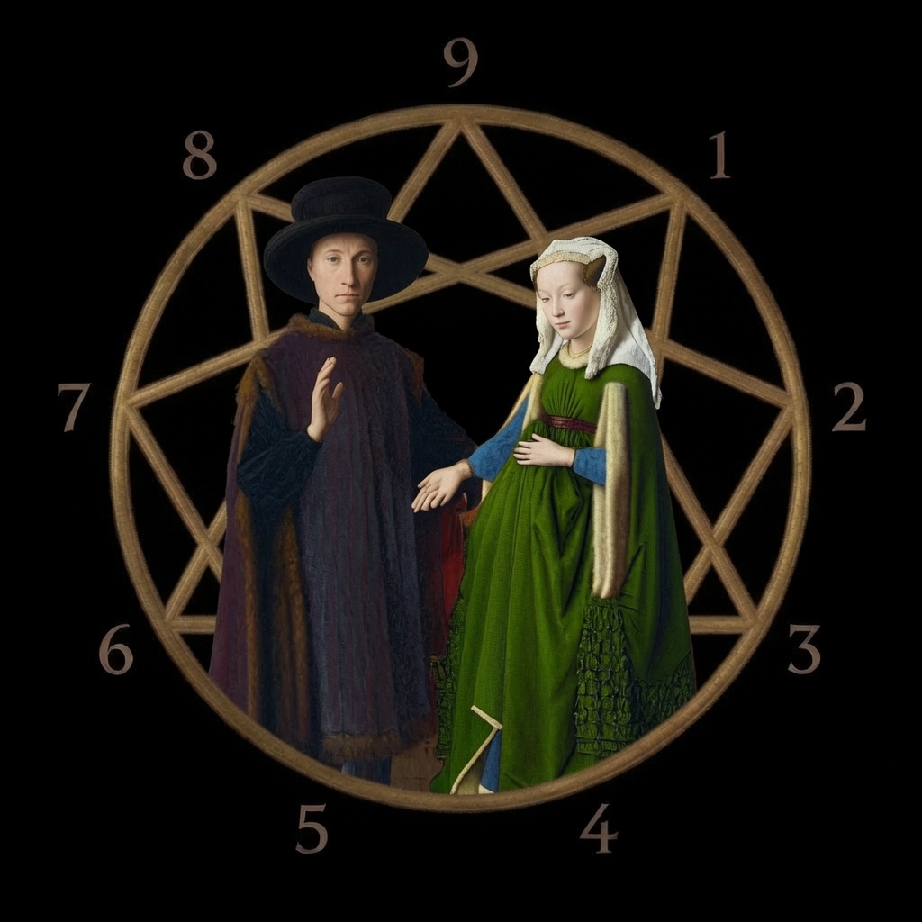 Différence type 3 et type 8 ennéagramme : illustration alchimique